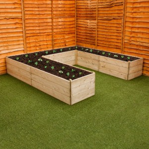U Shaped Raised Bed
